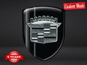 Cadillac Emblèmes Silicone Logo Tuning Style Bombé Sport ST